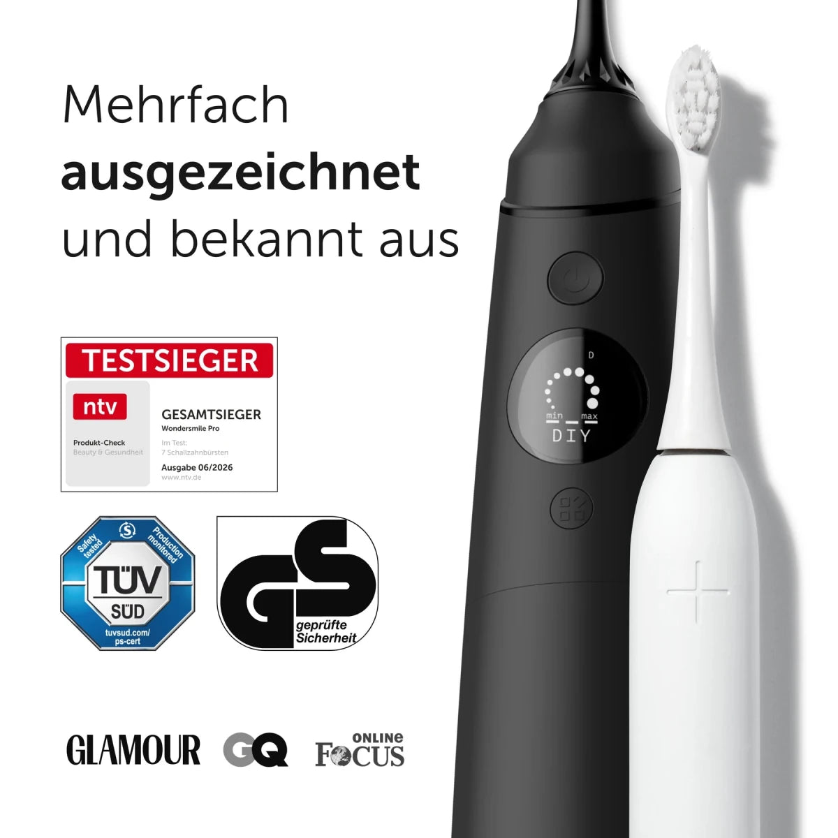 Munddusche Waterflow + Gratis Whitening Strips - WonderSmile GmbH