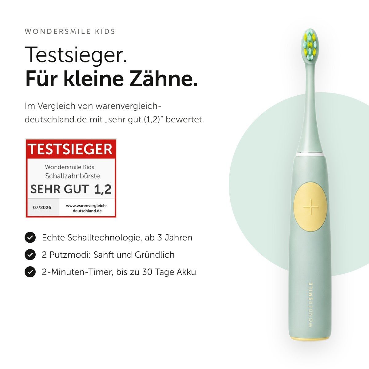Wondersmile Kids Schallzahnbürste - WonderSmile GmbH