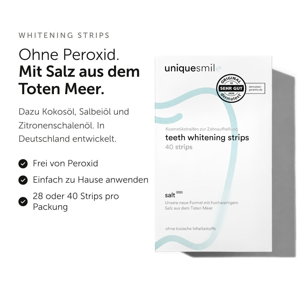 Whitening Strips (40 Stk.) 🎁 - WonderSmile GmbH