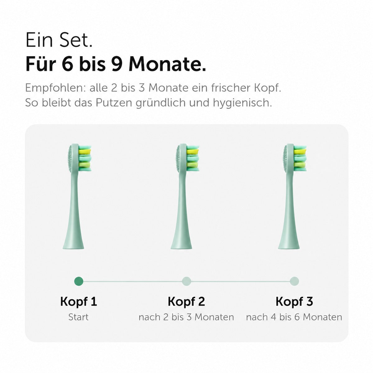 Wondersmile Kids Bürstenköpfe 3er-Set - WonderSmile GmbH